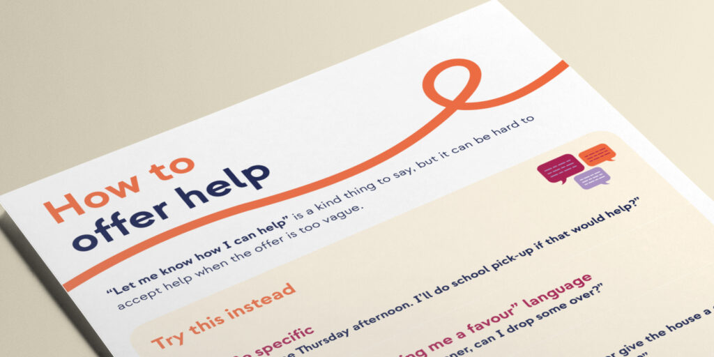 How to offer help